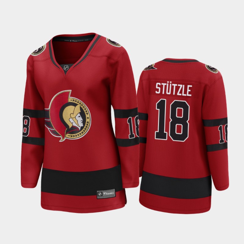 Women's Ottawa Senators #18 Tim Stutzle Adidas 2020-21 Red Jersey Women's Ottawa Senators #18 Tim Stutzle Adidas 2020-21 Red Jersey